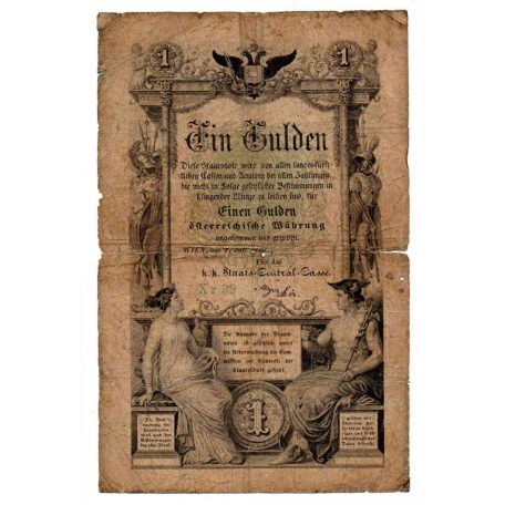 1 Gulden Államjegy 1866