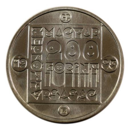 Természetvédelem Vidra 200 Forint 1985 BU 16g Ag640 Ha kedves az élete