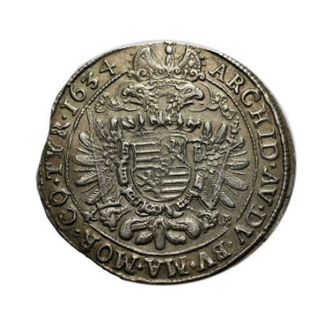 II. Ferdinánd 1/2 tallér 1634 K-B