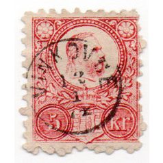 1871 Réznyomású 5 Krajcár VINKOVCE gyűszűbélyzéssel
