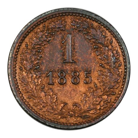 Ferenc József 1 Krajcár 1885.