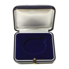 Érmetároló díszdoboz kék