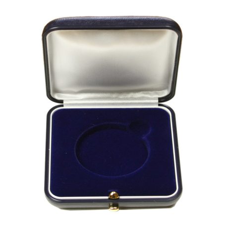 Érmetároló díszdoboz kék