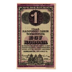 1916 Sopronnyék Hadifogolytábor 1 Korona római sorozat