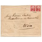 Réznyomású 5 Krajcáros pár 2. súlyfokozatú levélen 1874