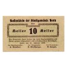 Ausztria Notgeld Horn 10 Heller 1920