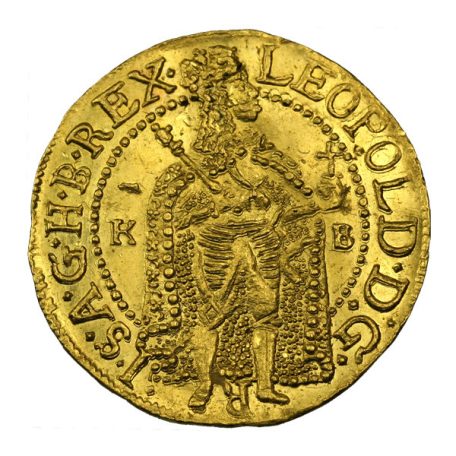 I. Lipót Aranyforint 1683 K-B
