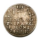 Lengyelország III. Zsigmond 3 Garas Trojak 1601 Krakkó