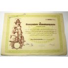 1940 Szekszárdi Takarékpénztár 10 Pengő Részvény