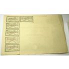 1930 Első Dunavidéki Takarékpénztár 50 Pengő Részvény