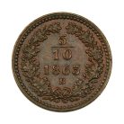 Ferenc József 5/10 Krajcár 1863 B
