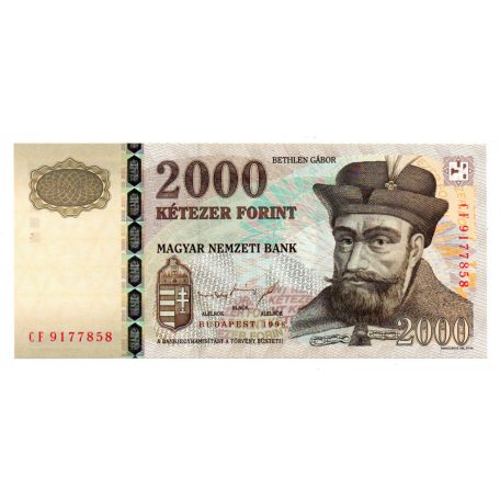 2000 Forint Bankjegy 1998 CF EF