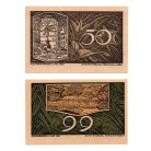 Ausztria Notgeld St. Georgen an der Gusen 50-99 Heller 1920 2 db