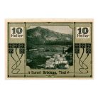 Ausztria Notgeld Brixlegg 10 Heller 1920