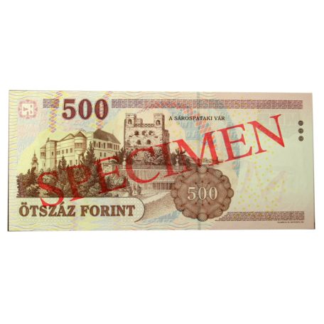500 Forint Bankjegy 2011 MINTA