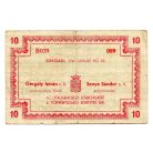 Szekszárd város 10 Pengő 1945