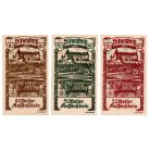 Ausztria Notgeld Sitzenberg 20-50-80 Heller 1920