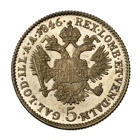 V. Ferdinánd 5 Krajcár 1846 A