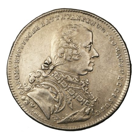 gróf Batthyany Károly 1/2 Tallér 1765
