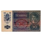 10 Korona Bankjegy 1915 gVF