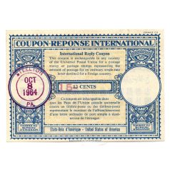   Nemzetközi Posta Kupon 13 Cent 1968 USA (IRC) felülbélyegzéssel