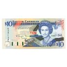 Kelet-karibi Államok 10 Dollár Bankjegy 1994 P32l