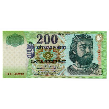 200 Forint Bankjegy 2005 FB UNC