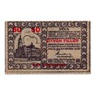 Pécs város Házipénztár  50 Fillér pénztárjegy 1919 3. kiadás EF