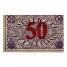 Pécs város Házipénztár  50 Fillér pénztárjegy 1919 3. kiadás EF