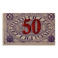   Pécs város Házipénztár  50 Fillér pénztárjegy 1919 3. kiadás EF