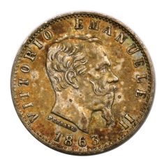 Vittorio Emanuele 20 Centimisi 1863 M