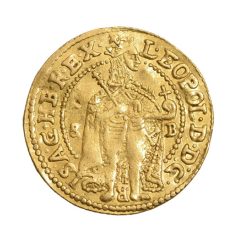 I. Lipót Aranyforint 1680 K-B, rablóvárak magánverete