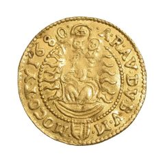 I. Lipót Aranyforint 1680 K-B, rablóvárak magánverete