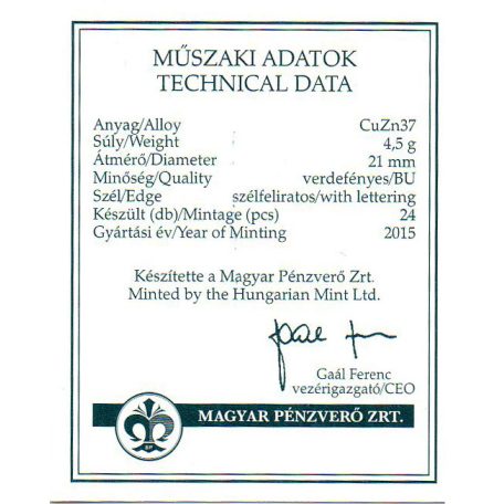 IV. Károly 20 Korona 1918 K-B sárgaréz utánveret