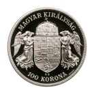 Ferenc József 100 Korona 1907 K-B ezüst UV