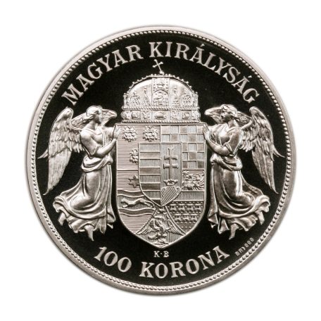 Ferenc József 100 Korona 1907 K-B ezüst UV