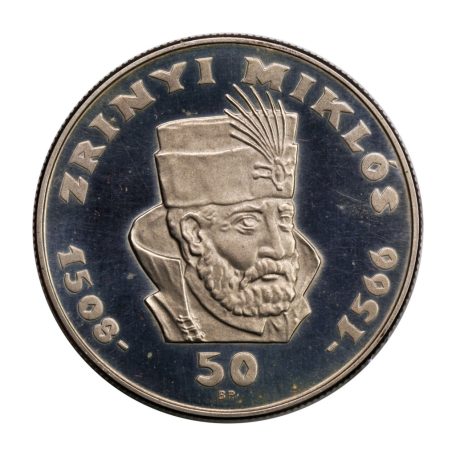 Zrínyi Miklós 50 Forint 1966 P 20g Ag640
