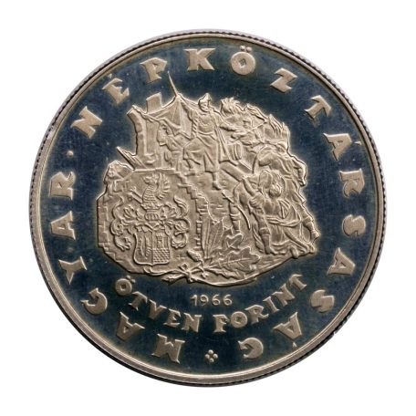 Zrínyi Miklós 50 Forint 1966 P 20g Ag640