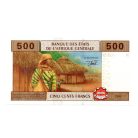 Közép Afrikai Köztársaság 500 Frank Bankjegy 2002