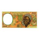 Közép Afrikai Államok - Kongó 2000 Frank Bankjegy 1994