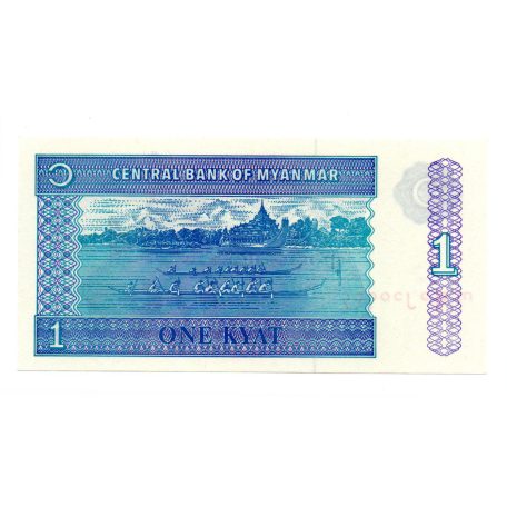 Mianmar 1 Kjap Bankjegy 1996 P69
