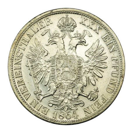 Ferenc József  Vereinstaler 1864 E