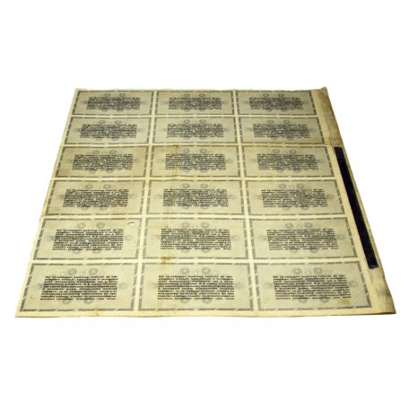 500000 Adópengő 1946 felvágatlan ív UNICUM