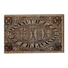   Pécs város Házipénztár 50 Fillér pénztárjegy 1919 1. Kiadás