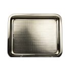 Ezüst tálca vésett diszítéssel