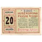 Mosonmagyaróvár Direktóriuma 20 Korona utalvány 1919