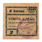 Vörös Újság 2 Korona 1919