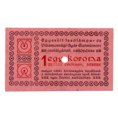 Egyesült Izzólámpa és Villamossági Gyár 1 Korona