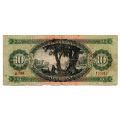 10 Forint Bankjegy 1962 F - 01-es HÁTLAP - !!!