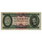 10 Forint Bankjegy 1962 F - 01-es HÁTLAP - !!!